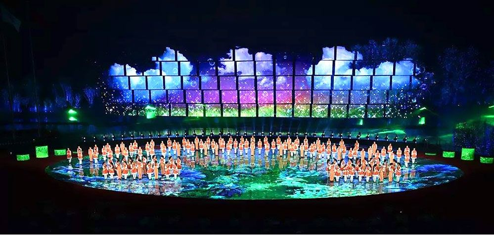 LED Mesh Screen EXPO 2019 Beijing
